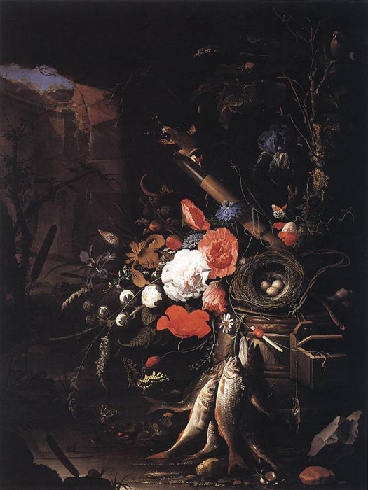 Still-Life with Fishes and Bird Nest, 1670

Painting Reproductions