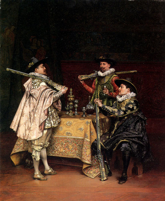 Discussing The Day's Shoot, 1899

Painting Reproductions