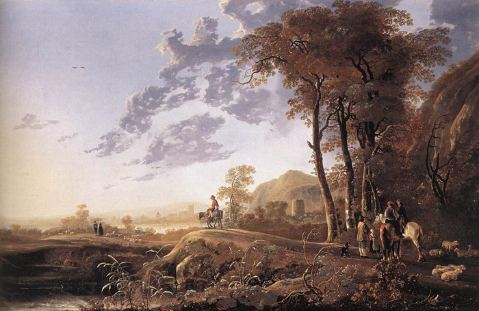 Evening Landscape with Horsemen and Shepherds, 1655-1660

Painting Reproductions