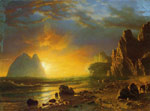 Sunset on the Coast , 1866	
Art Reproductions
