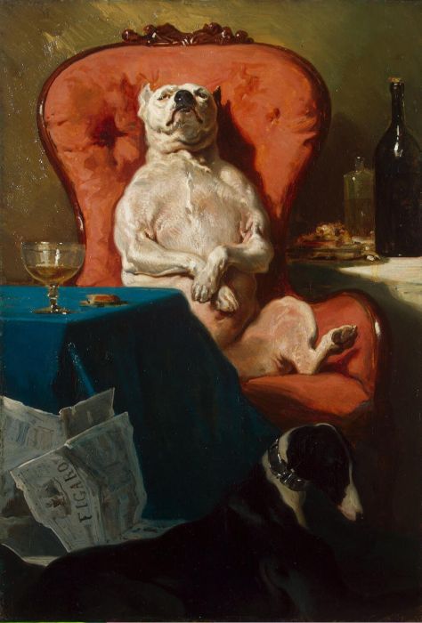 Pug Dog in an Armchair, 1857

Painting Reproductions