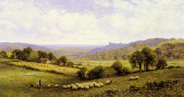 Near Amberley, Sussex, with Arundel Castle in the Distance

Painting Reproductions