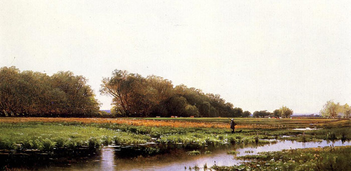 Hunter in the Meadows of Old Newburyport, Massachusetts, c.1873

Painting Reproductions