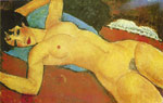 Sleeping Nude with Arms Open( Red Nude ), 1917
Art Reproductions