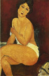 Seated Nude on Divan, 1917
Art Reproductions
