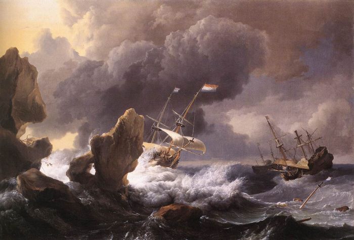 Ships in Distress off a Rocky Coast, 1667

Painting Reproductions