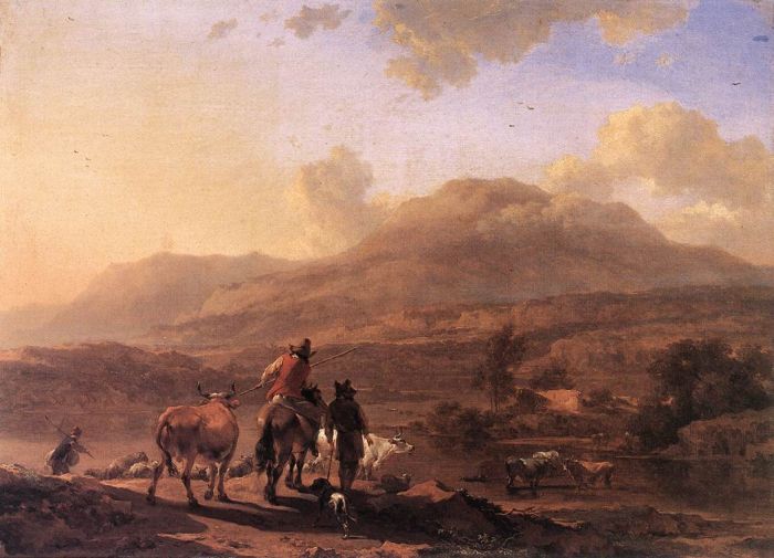 Italian Landscape at Sunset, 1671

Painting Reproductions