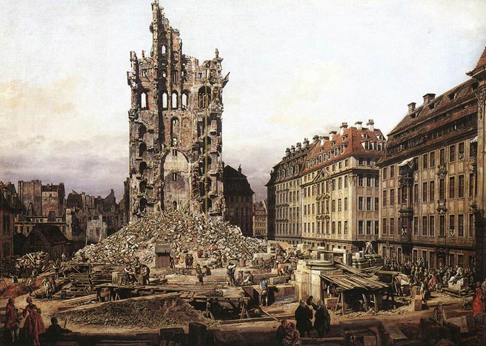 The Ruins of the Old Kreuzkirche in Dresden, 1765

Painting Reproductions