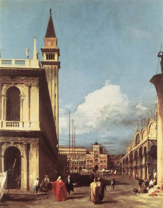 The Piazzetta, Looking toward the Clock Tower, 1726

Painting Reproductions