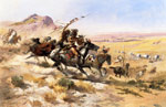 Attack on a Wagon Train, 1902
Art Reproductions