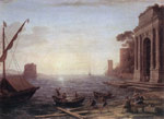 A Seaport at Sunrise, 1674
Art Reproductions