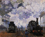 Arrival at Saint-Lazare Station , 1876	
Art Reproductions