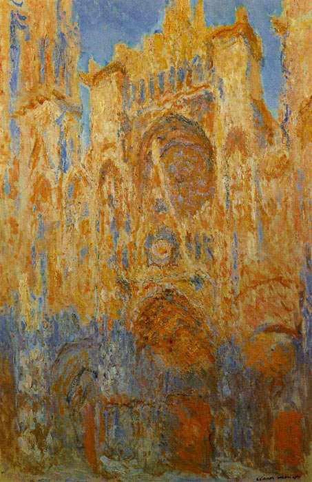 Rouen Cathedral at the End of Day, Sunlight Effect , 1892

Painting Reproductions