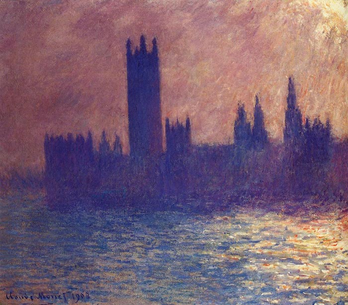Houses of Parliament, Sunlight Effect , 1900	

Painting Reproductions