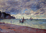Fishing Boats by the Beach and the Cliffs of Pourville, 1882	
Art Reproductions