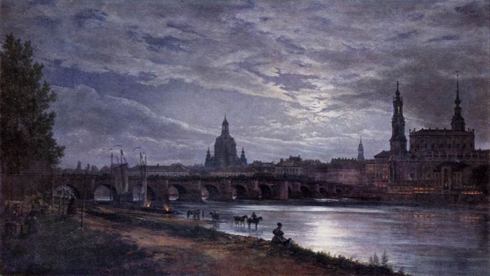 View of Dresden at Full Moon, 1839

Painting Reproductions