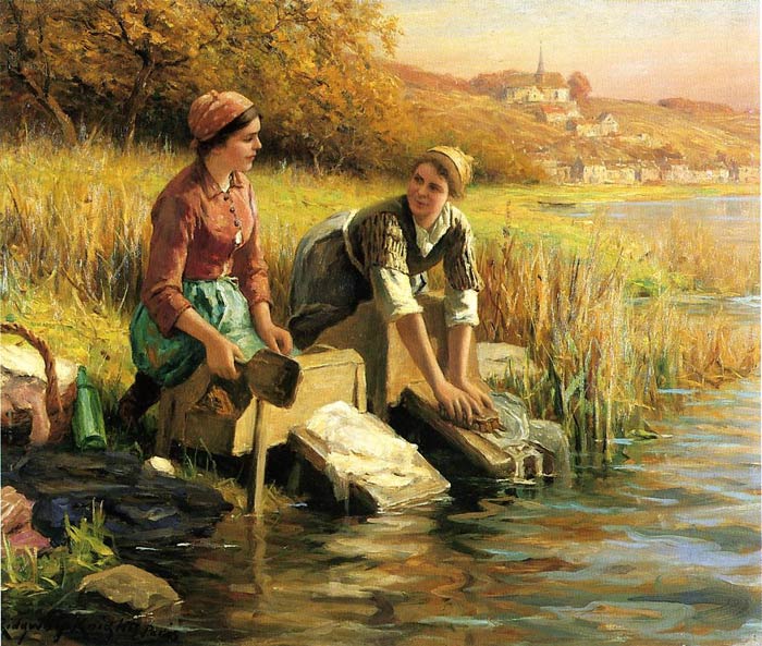 Women Washing Clothes by a Stream

Painting Reproductions