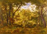  A Sunlit Clearing In The Forest At Fontainebleau , 1868
Art Reproductions