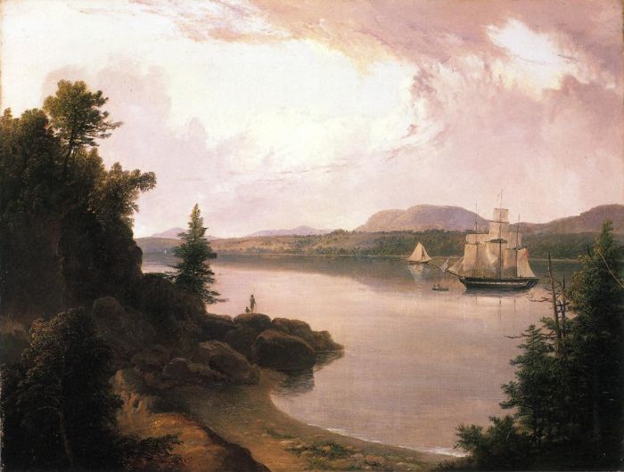 View on the St. Croix River near Robbinston , 1835

Painting Reproductions