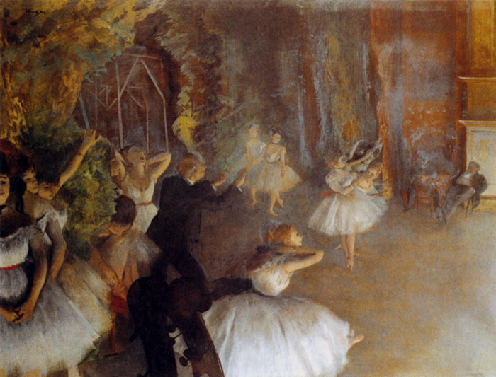 The Rehearsal Of The Ballet Onstage, 1874

Painting Reproductions