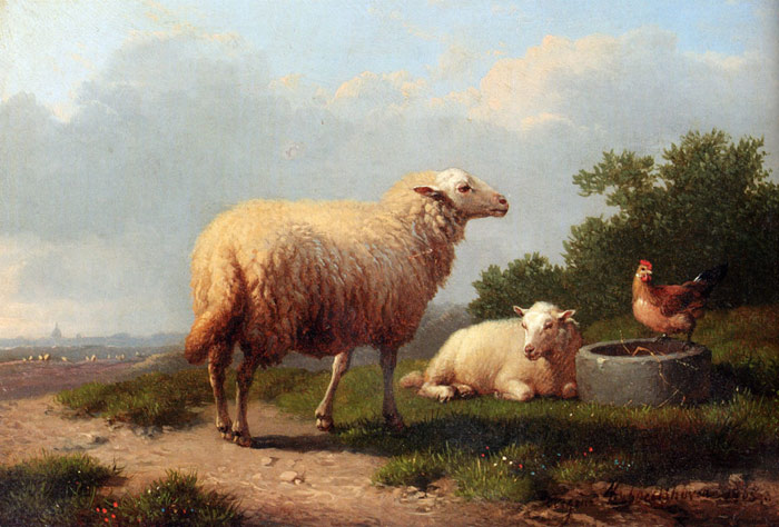 Paintings Verboeckhoven, Eugene Joseph