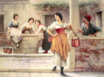 Flirtation at the Well, 1902
Art Reproductions
