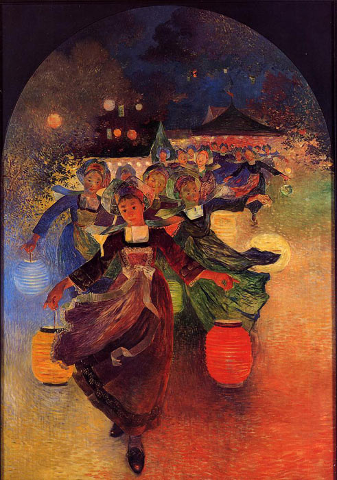 Breton Girls with Chinese Lanterns, 1896

Painting Reproductions
