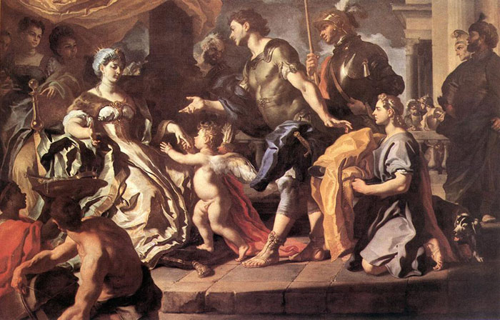 Dido Receiveng Aeneas and Cupid Disguised as Ascanius, 1720

Painting Reproductions