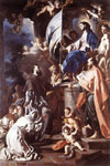 St Bonaventura Receiving the Banner of St Sepulchre from the Madonna, 1710
Art Reproductions