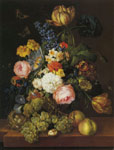 Stilleben mit Blumenbouquet und Fruchten, 1821
Art Reproductions