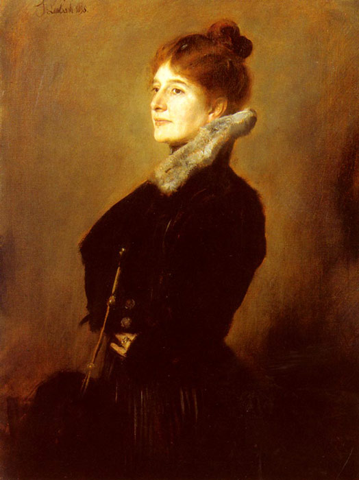 Portrait Of A Lady Wearing A Black Coat With Fur Collar, 1898

Painting Reproductions