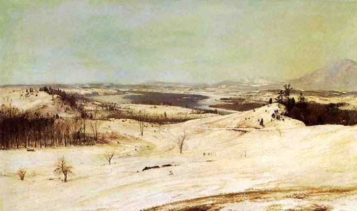 View from Olana in the Snow, 1870-1873

Painting Reproductions