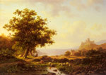 An Extensive River Landscape With A Castle On A Hill Beyond, 1865
Art Reproductions