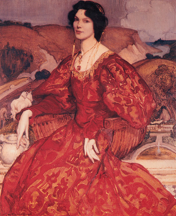 Sybil Walker in Red and Gold Dress, 1905

Painting Reproductions
