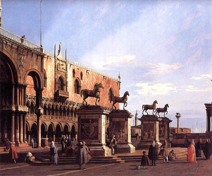 Capriccio: the Horses of San Marco in the Piazzetta, 1743

Painting Reproductions