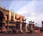 Capriccio: the Horses of San Marco in the Piazzetta, 1743
Art Reproductions