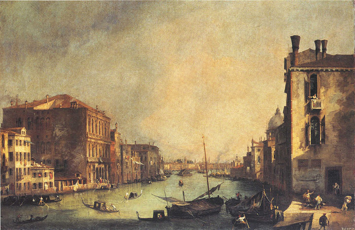 Grand Canal: looking East, from the Campo San Vio, 1725

Painting Reproductions
