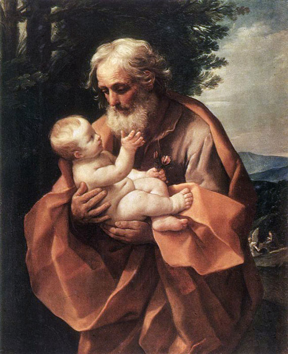 St Joseph with the infant Jesus,  c.1635

Painting Reproductions