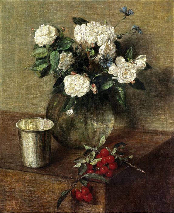 White Roses and Cherries, 1865

Painting Reproductions