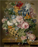 Still life of roses, an iris, stocks, poppies , 1813
Art Reproductions