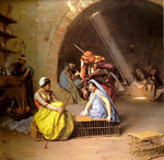 Almehs playing Chess in a Cafe, 1870
Art Reproductions