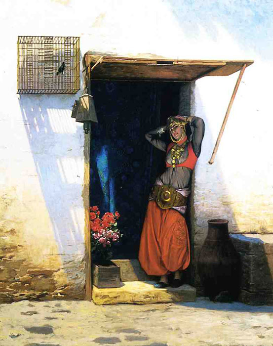 Woman from Cairo at Her Door , 1887	

Painting Reproductions