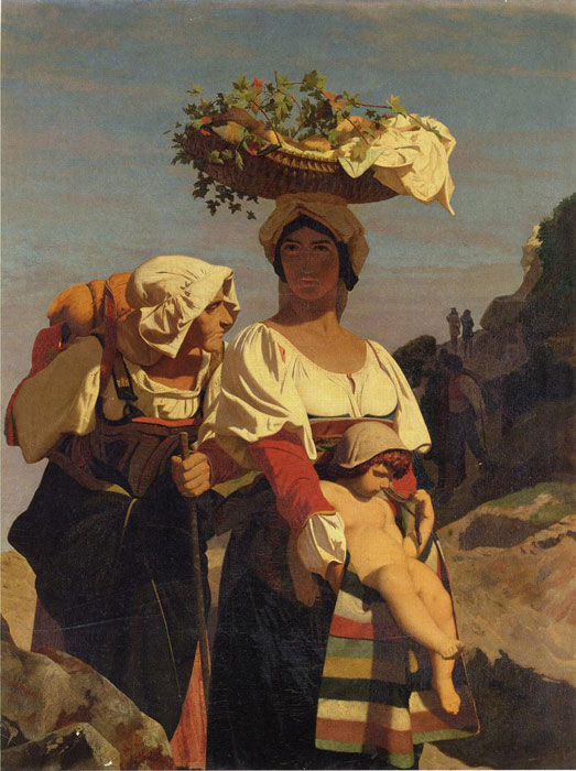Two Italian Peasant Women and an Infant, 1849 	

Painting Reproductions