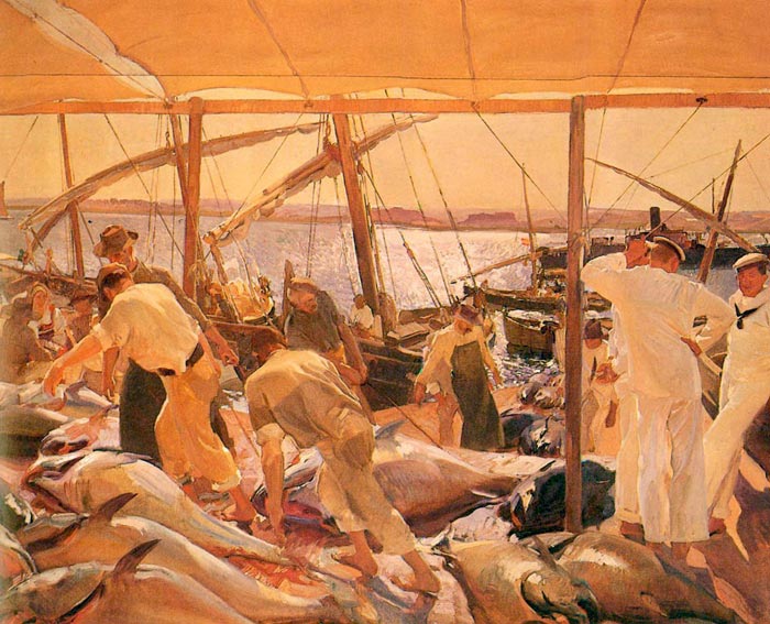 La pesca del atun - Ayamonte [The Tuna Catch - Ayamonte], 1919

Painting Reproductions