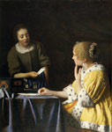 Mistress and Maid, 1670
Art Reproductions