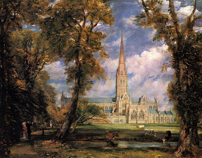 Salisbury Cathedral from the Bishops' Grounds, 1823

Painting Reproductions