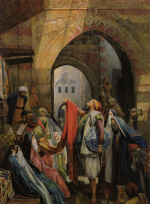 A Cairo Bazaar - The Della 'l', 1875

Painting Reproductions