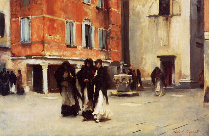 Leaving Church, Campo San Canciano, Venice , 1882	

Painting Reproductions