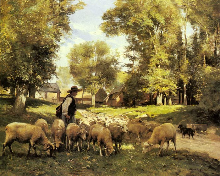 A Shepherd and his Flock

Painting Reproductions