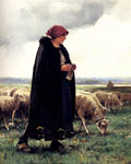 A Shepherdess With Her Flock
Art Reproductions